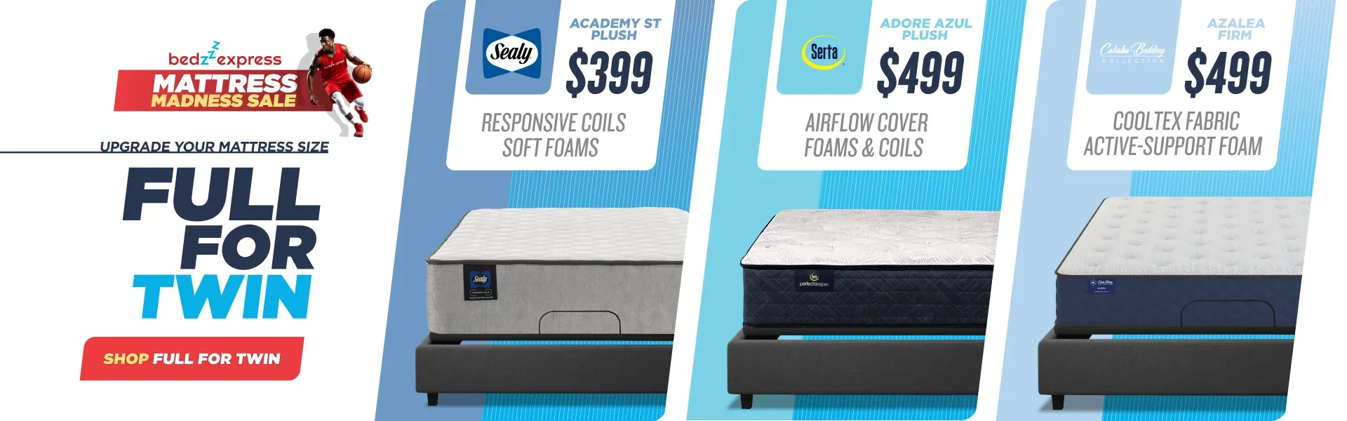 Mattress Madness Full for Twin